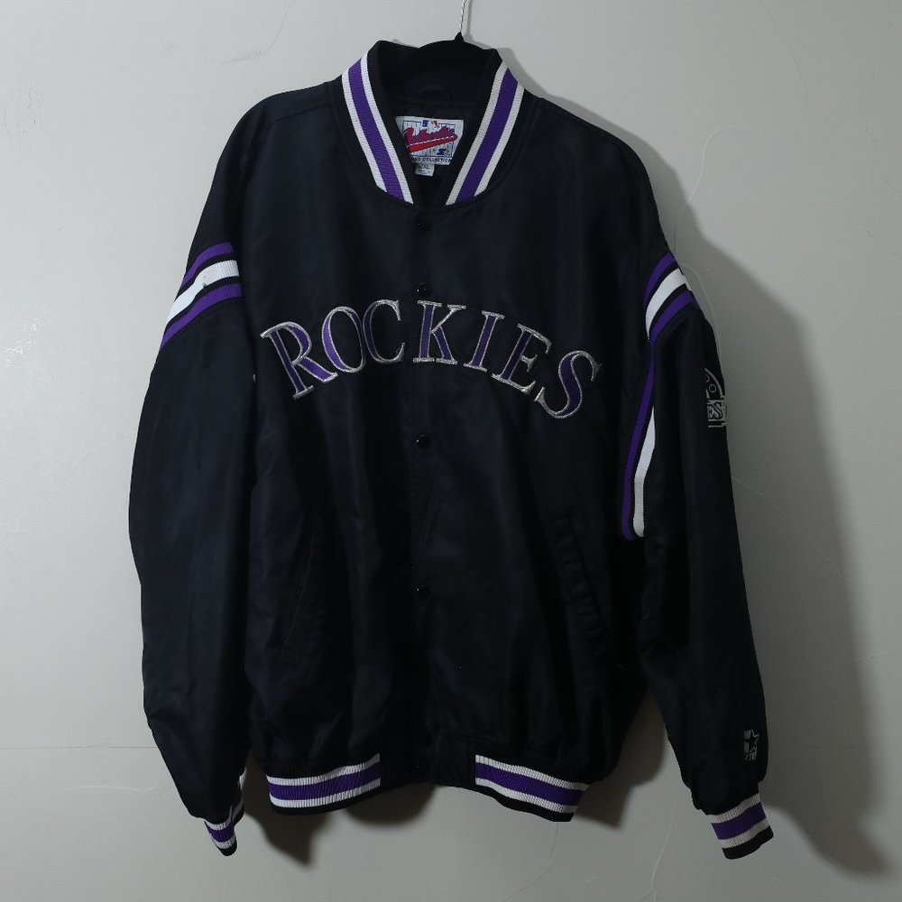 Authentic Diamond Collection Vintage Rockies Coaches Jacket (XXL)